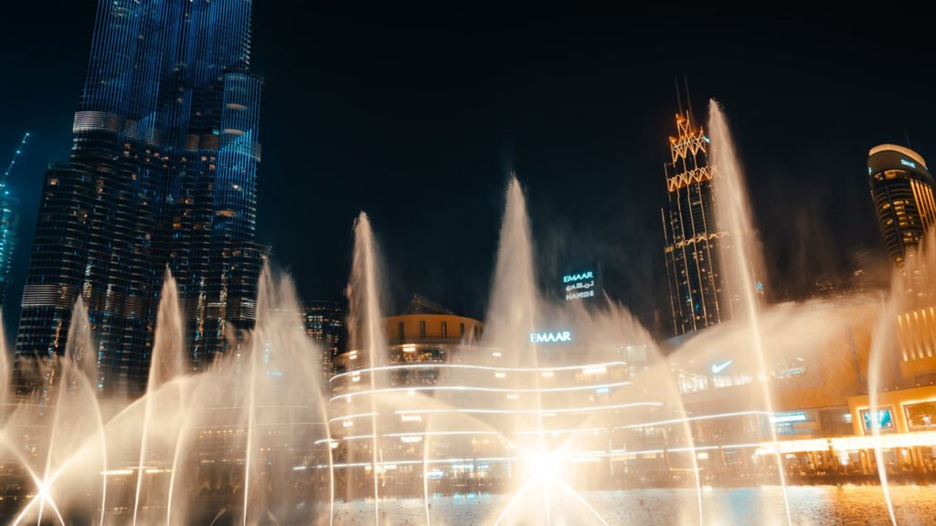 Dubai Fountain Tourist Attractions in Dubai